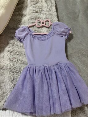 Mirella Lilac Sparkle Tutu Dress